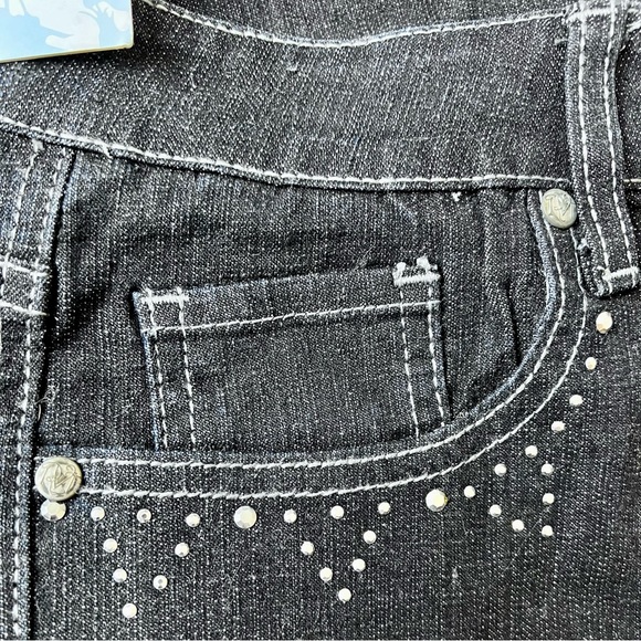 Retro Dark Wash RVT Mom Jeans NWOT Size 16 1/2 - Picture 3 of 13